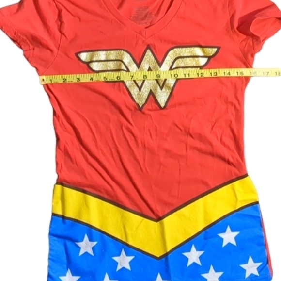 WONDER Woman Short Sleeve T Shirt Girl's Size L - Picture 3 of 6